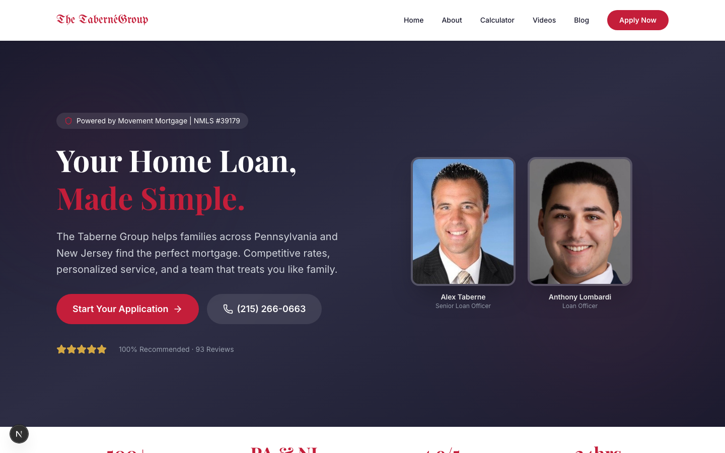 Taberne Group website